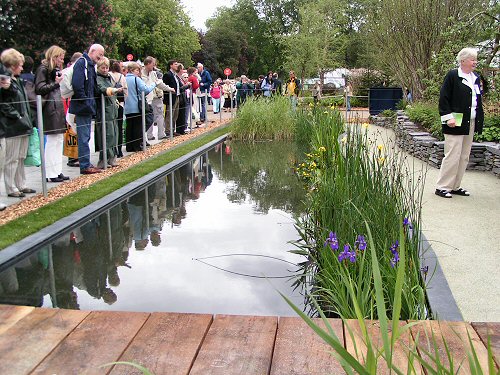 The Moat and Castle Garden: Natural Swimming Pond